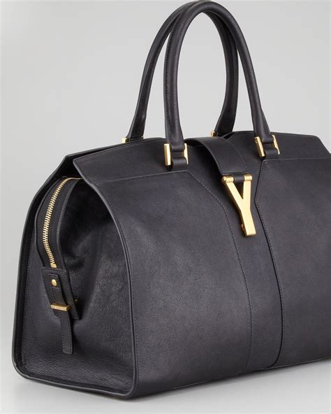 tote bag ysl black|saint laurent tote bag black.